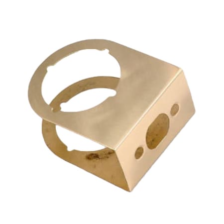 Gan Eden 2036-PB 3 in. Polished Brass Door Reinforcer - Polished Brass - 3 in. GA3255494